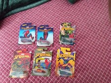 Mattel Hot Wheels Marvel Spiderman Homecoming 2016 Complete Set of 6