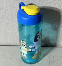 Bluey Flip Spout Water Bottle w/Carry Loop No Leak zak Designs BPA Free NEW
