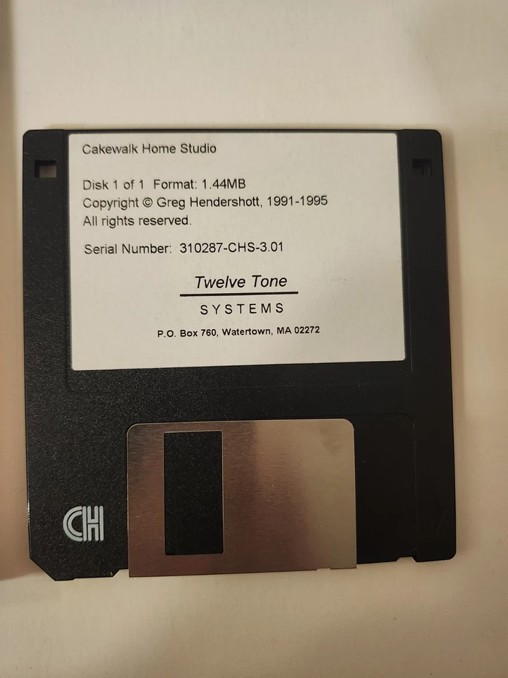 Cakewalk Home Studio 3.0 Windows Floppy Disc Vintage Music MIDI Software - Image 3 of 4