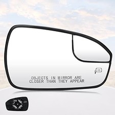 Passenger Right Side Heated Mirror Glass Replacement, Passenger Side Right