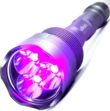 High Power UV Black Light Flashlight 385-395nm Portable LED Torch USA