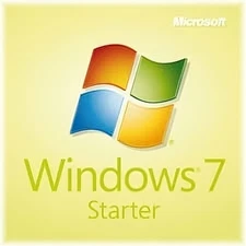 Microsoft Windows 7 Starter 32-Bit SP1 Full Version DVD with Product Key