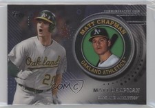2020 Topps Topps Player Medallions Black 41/199 Matt Chapman #TPM-MC 01xd
