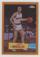 2007 Topps Chrome 1957-58 Variations Orange Refractor /199 Chris Mullin HOF 00ap