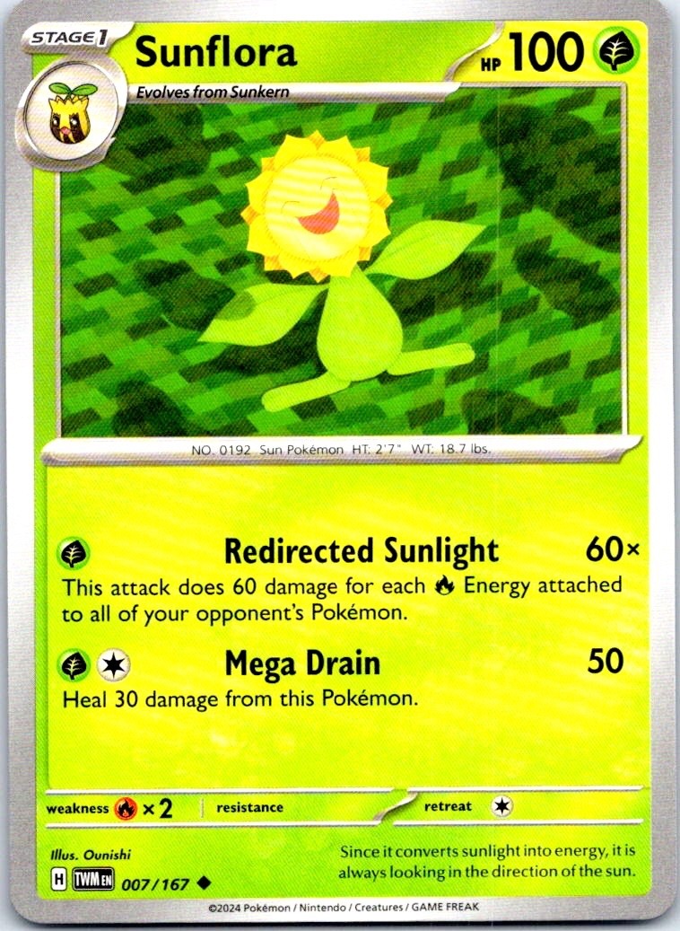 SV06: Twilight Masquerade #007/167 Sunflora