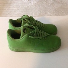 Nike Air Force 1 Low Top Green Lace-Up Mens A...