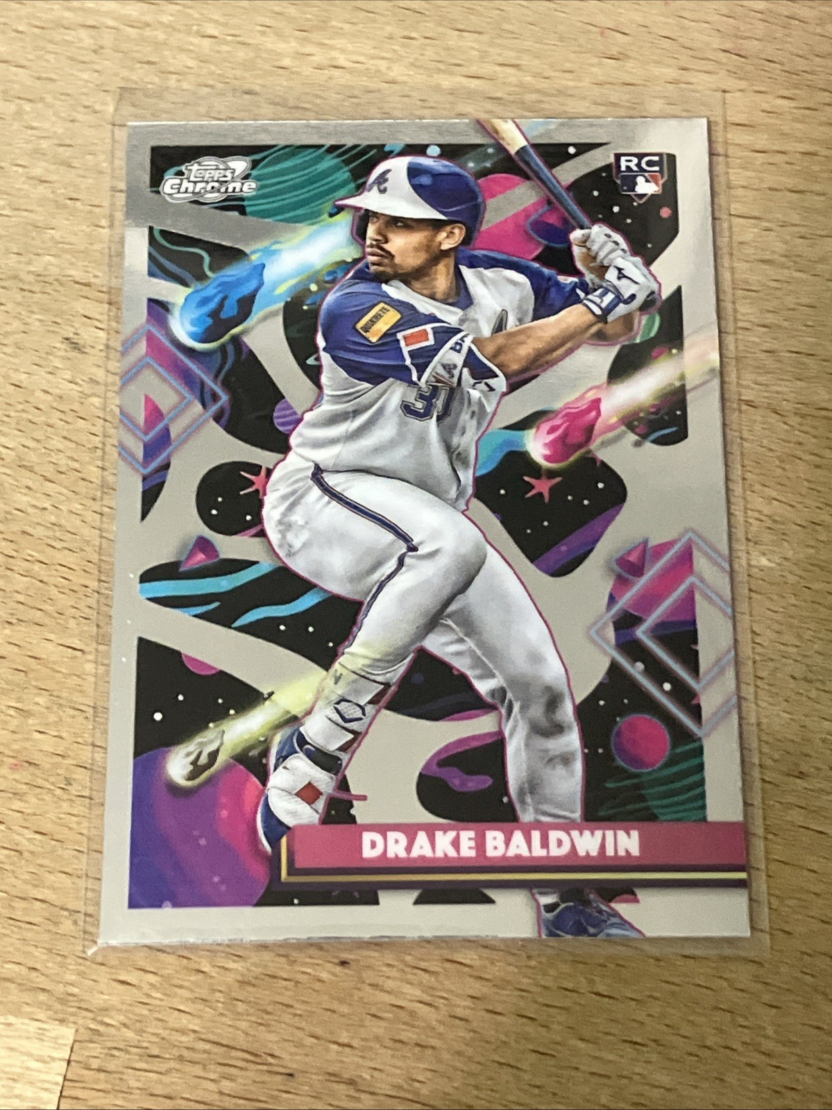 2025 Topps Cosmic Chrome Drake Baldwin RC Rookie Atlanta Braves #96 ROTY