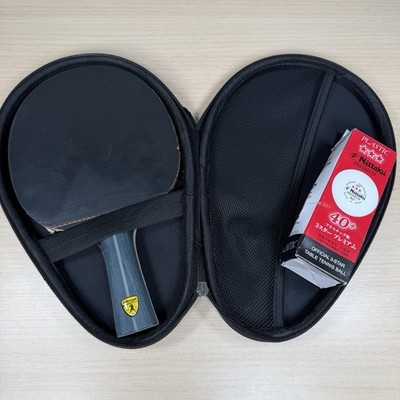 Killerspin Impact D5 Table Tennis Paddle With Case And Nittaku Balls