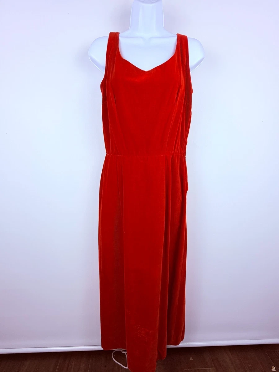 old hollywood semi formal dresses 1940s Old Hollywood Satin Gown w/ Salmon Pink Lining S main image 1