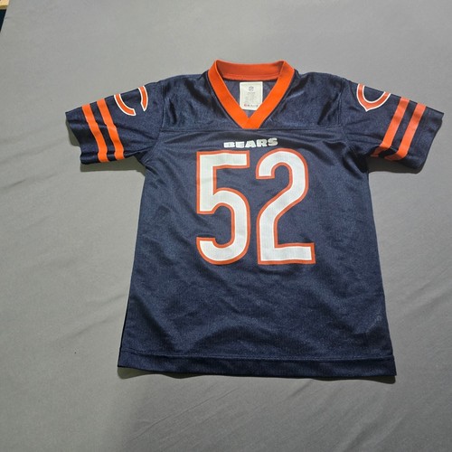 NFL Team Apparel Chicago Bears Jersey Kids Youth M 8/10 Navy Khalil Mack 52