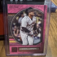 2025 Miguel Cabrera Topps Museum Collection Pink 48/199