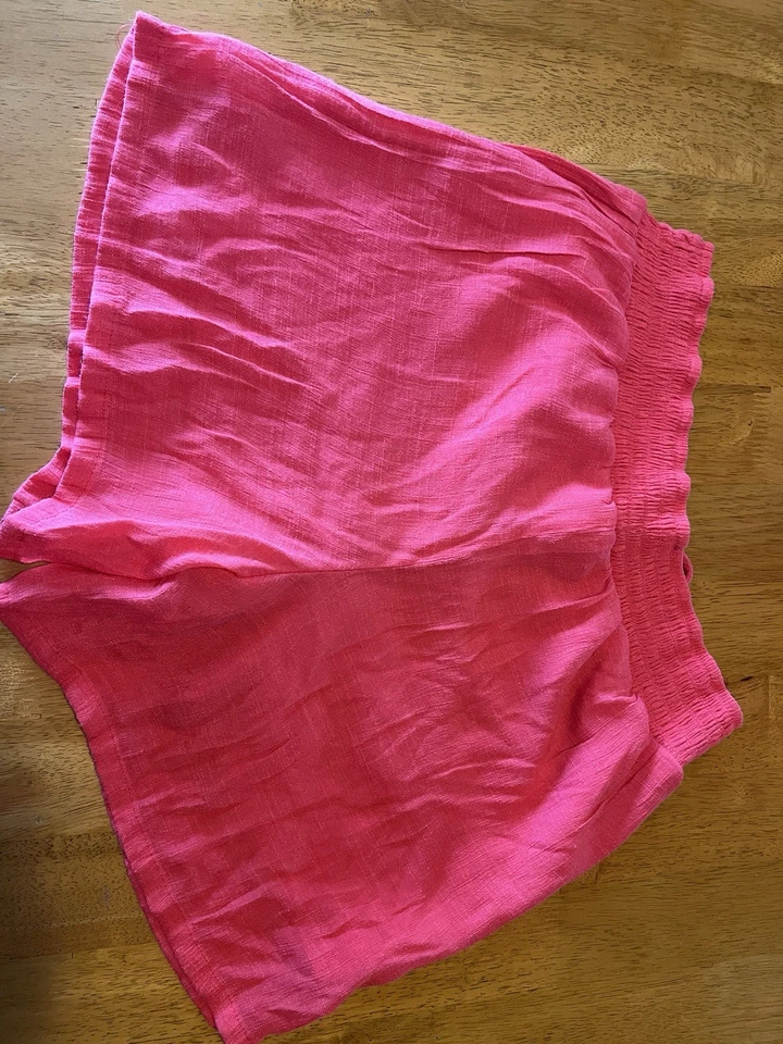 Pantalones Cortos Coral Color Apt 9 Damas Talla Mediana Sin Bolsillos Residuos Elásticos Foto 4 de 4