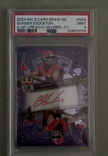 2024 WC 5 card draw SD Gunner Stockton 1/1 Auto Mint 9
