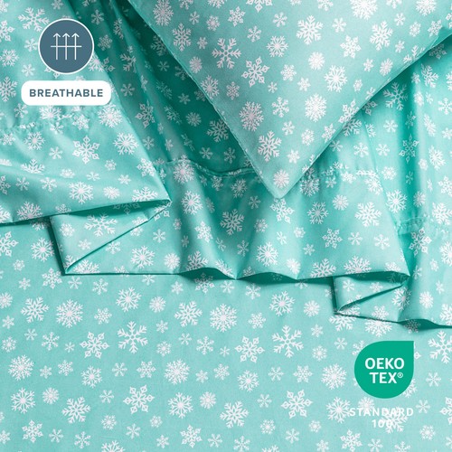 Bare Home 1800 Ultra-Soft Sheet Set Prints - Deep Pockets - Bild 112 von 126