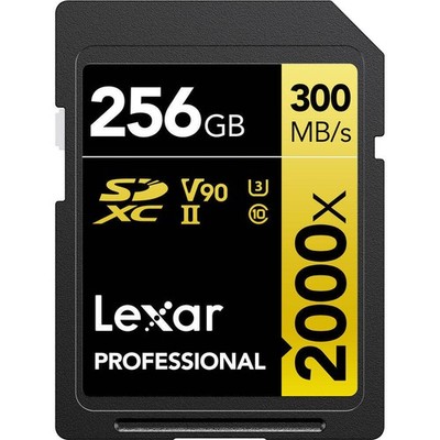 Lexar Professional 2000x V90 256GB SDXC UHS-II Speicherkarte