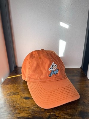 Vintage Walt Disney World Goofy Cap 90er Dad Hat Orange 100% Baumwolle Strapback