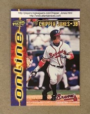 1998 Pacific Online - Web Cards - Chipper Jones - #63 - Atlanta Braves - NrMt+