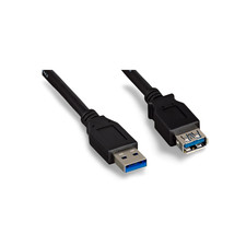 15ft USB 3.0 SuperSpeed A Extension Cable - Black