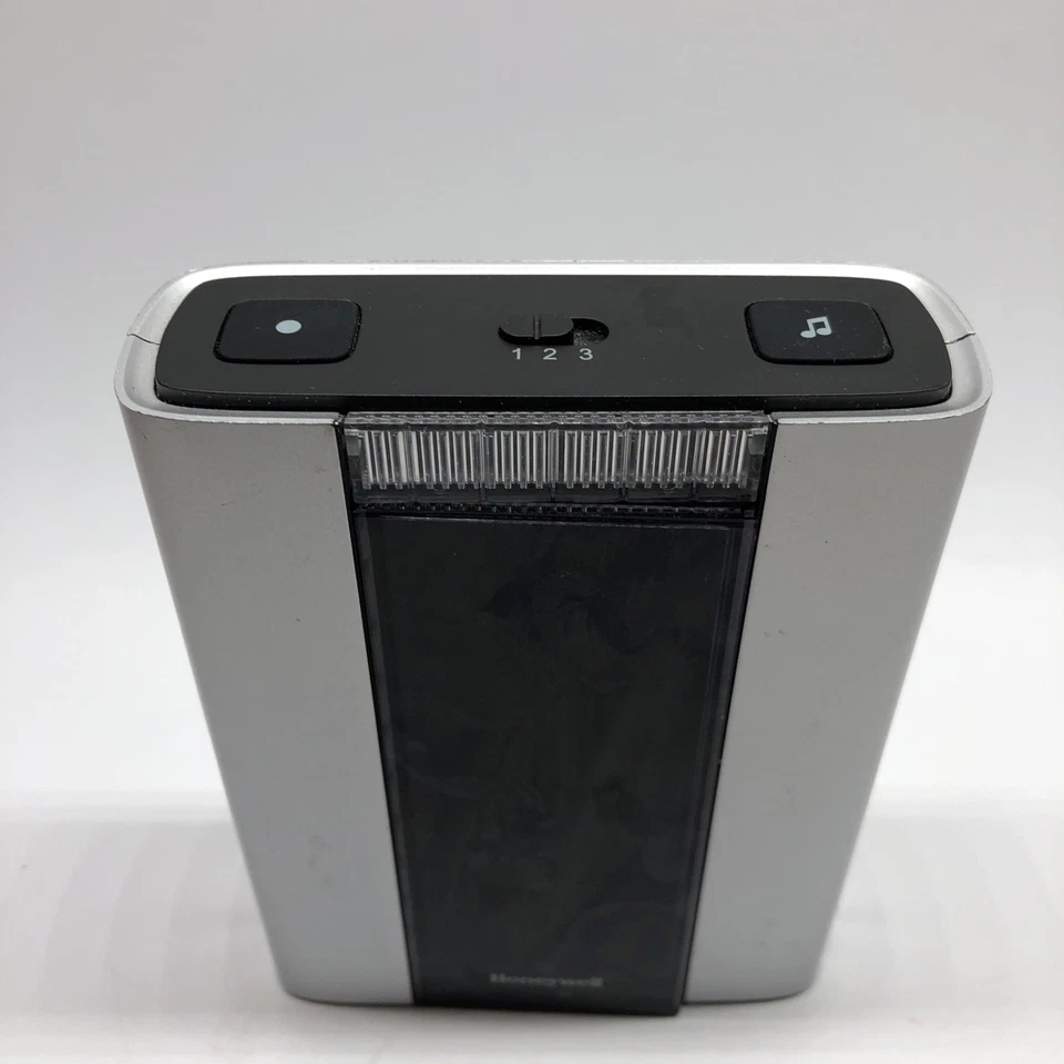 Timbre inalámbrico portátil Honeywell Premium 51459SL plateado/negro 6 voltios PLUS Foto 3 de 4