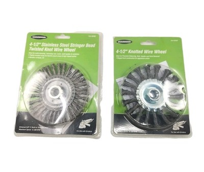 4-1/2'' Stringer Bead Wire Wheel - Carbon Steel