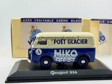 1:43 Norev Peugeot D3A Miko Poët Glacier Van, Discontinued Collectible