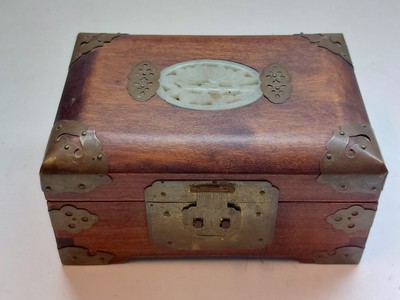 Vintage Chinesisches Schmuckkästchen aus Holz