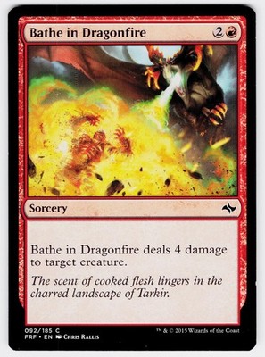 BATHE IN DRAGONFIRE 92 C MAGIC: THE GATHERING LP