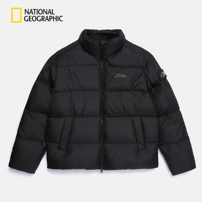 National Geographic Eira High-neck BLACK Goose Down Jacket Unisex 