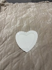 Classic White Heart Shaped Dish
