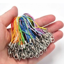 50pcs Lariat Strap Charm Cords Keychains Rope Hooks Lanyards Jewelry Making