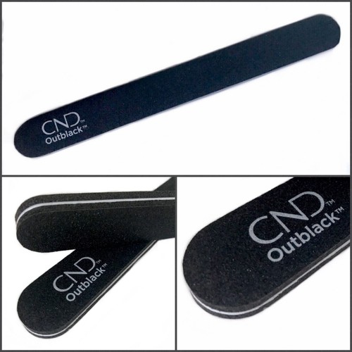 AUTHENTIC CND Outblack Padded File-120/240 Grit - UV LED GEL NAIL POLISH - Picture 2 of 4