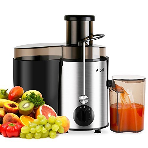 Aicok Centrifugeuse Fruits et Légumes 400w pour presse Centrifugeuse Extracteur de Jus,AICOK 400W Centrifugeuse