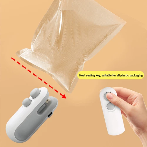 2 in 1 Magnetic Mini Auto Heat Sealer Rechargeable Snack Bag Sealer Machine 2024 - Picture 5 of 18