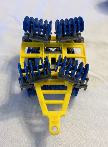 Vintage New-Ray Diecast Farm Motor Tractor and Marx Plastic Farm Implements - Picture 14 of 19