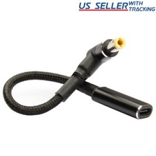 USB-C Female to 20V DC 5.5x2.5mm Right Angle Type C PD Power Adapter Cable