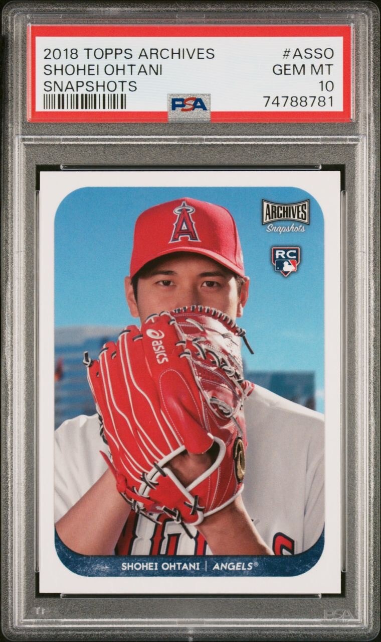 Topps Archives 大谷翔平 直筆サイン 25枚限定 2025年最新】大谷翔平の直筆