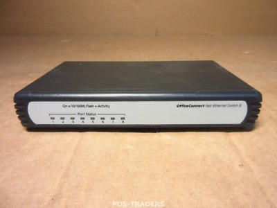 3com 3C16791C OfficeConnect 8 x RJ45 10/100Mbps Store and Forward Switch EXCL PS