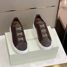 Z)E)G)N)A  TRIPLE  Men's sneakers Breathable flat shoes for men