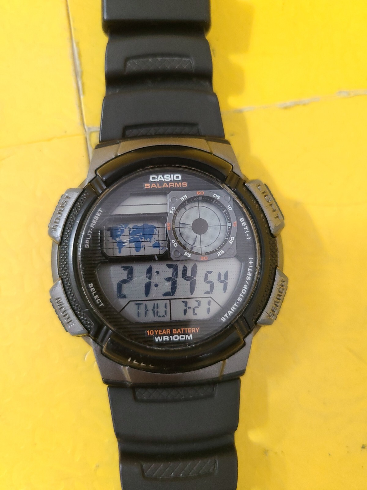 Casio 5 Alarms Water Resistant Men's Watch AE100W eBay