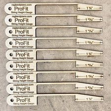 9 Grand Piano Regulating Gauges/Tools, Measure/Adjust Hammer Blow/Line by 32nds