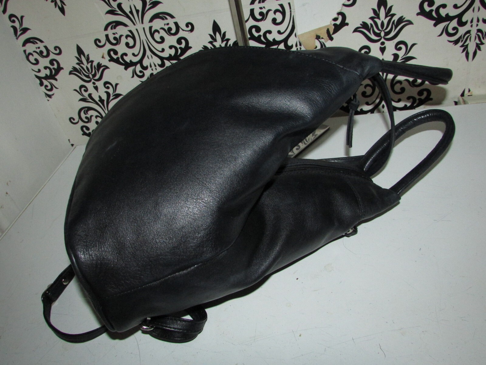 POPULAR JOBIS REAL LEATHER SLOUCH BACKPACK GRAB SHOULDER HANDBAG/PURSE