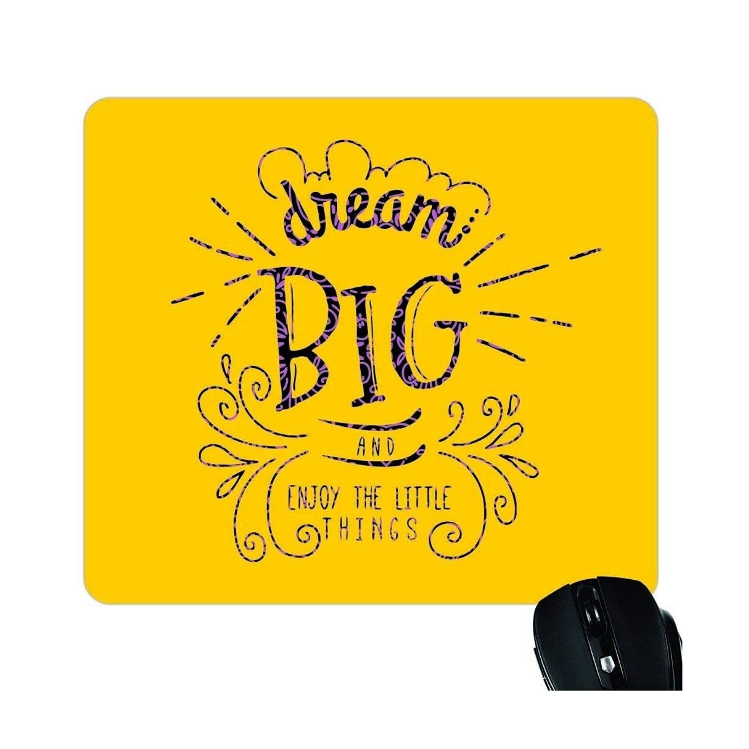 Inspirational Quote Mouse Pad - Non-Slip Rubber Base or Custom Design