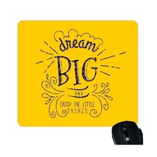 Mouse Pad - Motivational Quote Printed - Rubberized Non slippery or Custom it