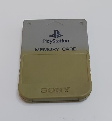 Original Sony PlayStation 1 Speicherkarte Memory Card 1 MB GRAU **AKZEPTABEL**