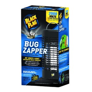 Black Flag Bug Zapper 2000 Volts 1/2 Acre Coverage Outdoor Insect