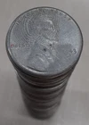 1943-D Lincoln Steel Cents AU/UNC Roll-50 Coins in Tube  Coins Have Spots/Haze