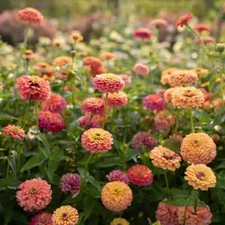 100+ Unicorn Mix Zinnia Seeds for Garden Planting - USA - FREE SHIPPING!