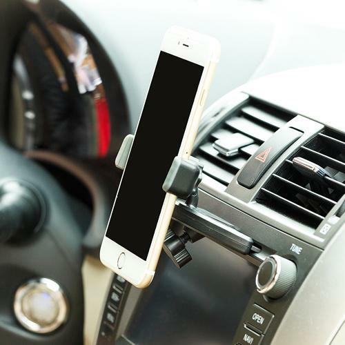 iPhone XS 11 12 13 14 Pro Max SE AUTO HALTERUNG CD PLAYER SLOT HANDYHALTER DREHBAR - Bild 6 von 6