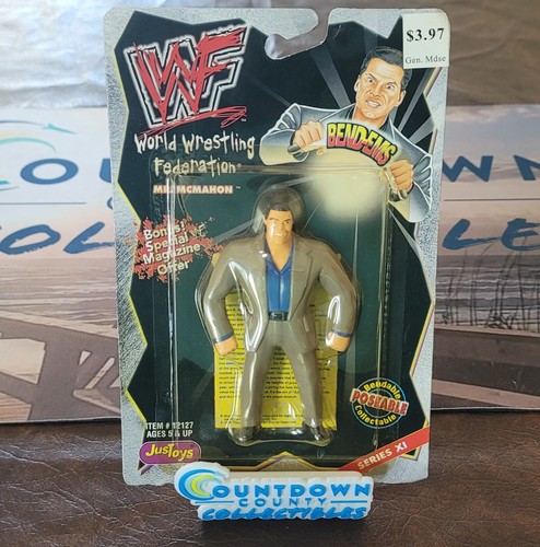 Mr. McMahon 1999 WWF Just Toys Bend-Ems Series 11...
