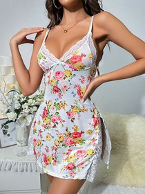 Sexy Women's Lingerie Silk Lace Underwear Sleepwear Night Dress Babydoll Pajamas